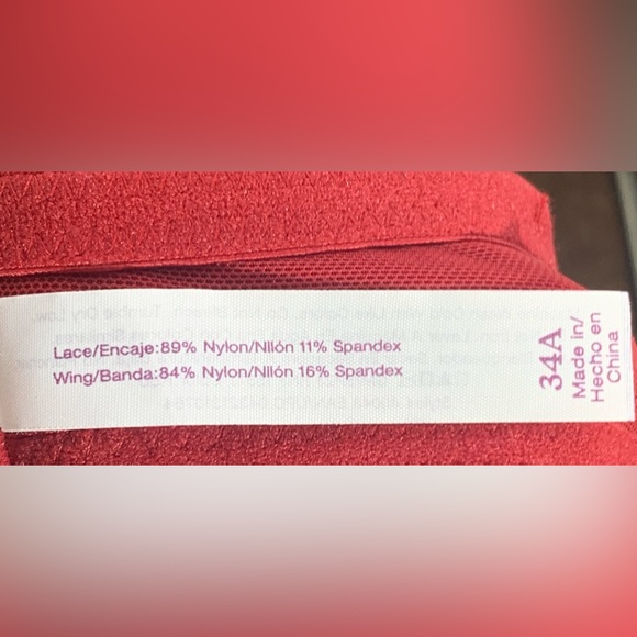 Adored by Adore Me, Red bra Womens size 34A. - Picture 8 of 9